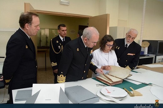 AJEMA visita el Archivo Naval de Cartagena